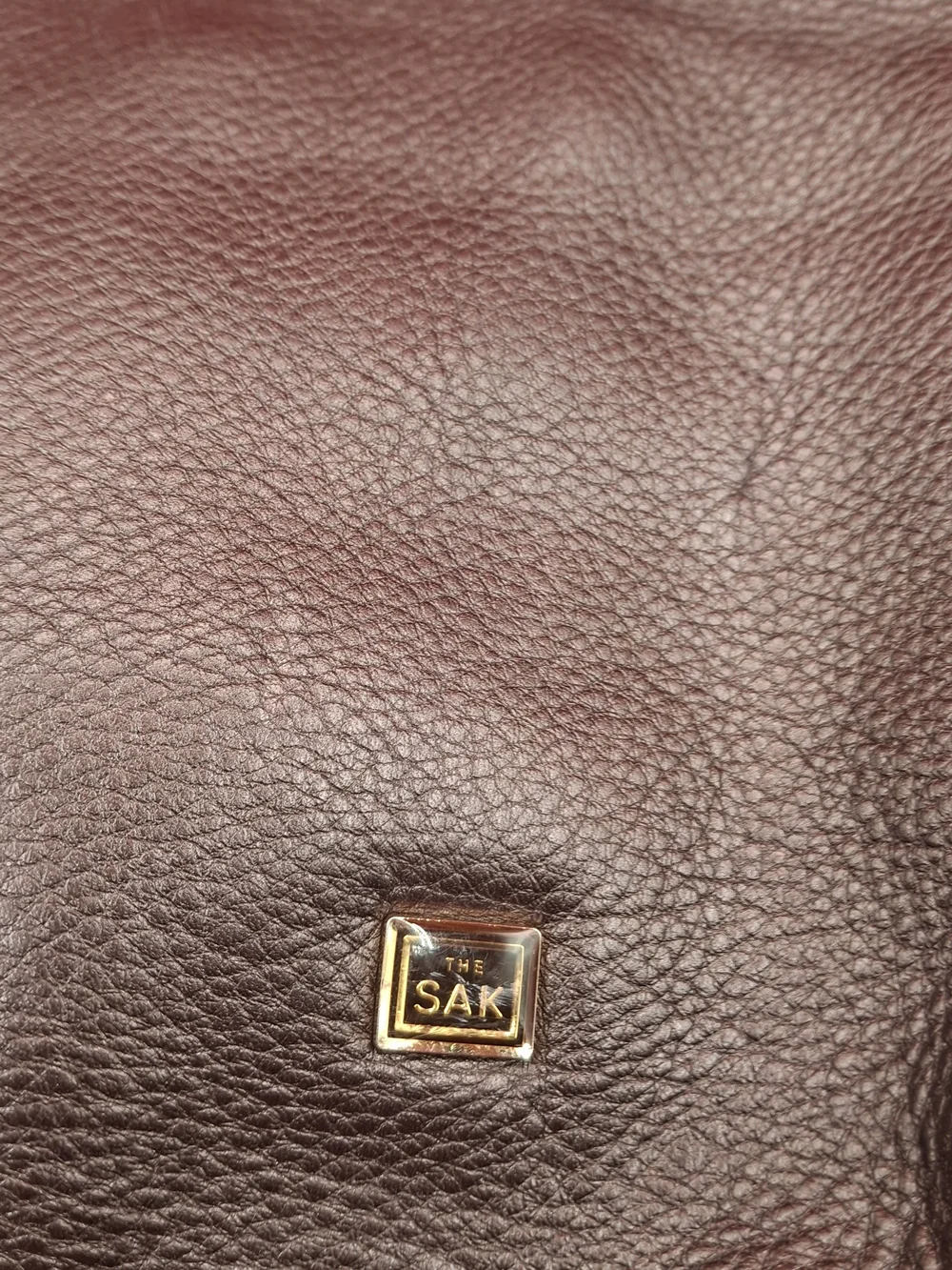 The Sak Metallic Brown Pebbled Leather Hobo